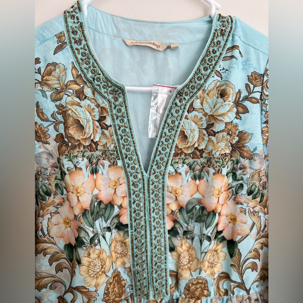 Soft Surroundings Baroque Maxi Dress 
Multi Floral - Picture 9 of 11